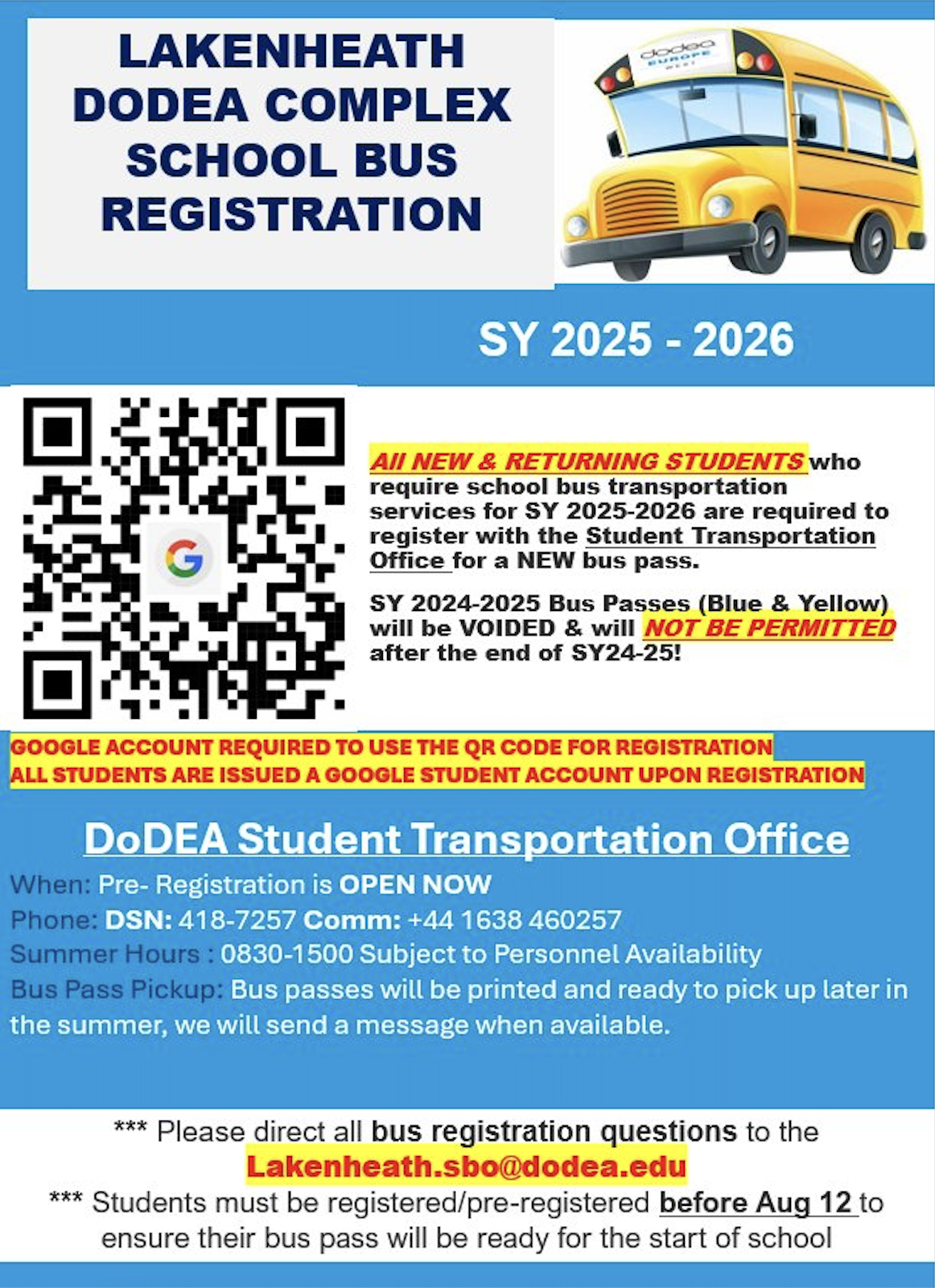 Transportation Flyer